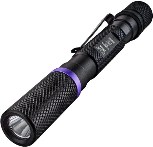 2AAA BATTERIESPSF 395NM UV PENLIGHT BLACK W/ - American Ordnance