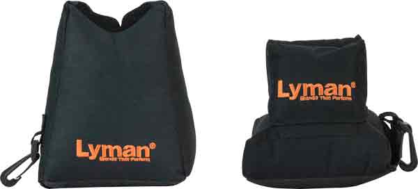 COMBO FRONT & REAR BLACK NYLONLYMAN CROSSHAIR SHOOTING BAG - American Ordnance