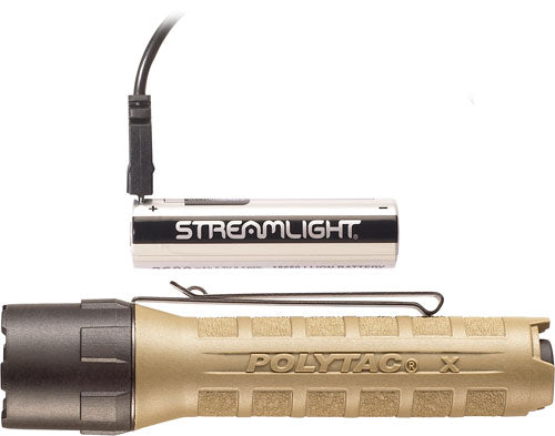 LIGHT WHITE LED COYOTE BROWNSTREAMLIGHT POLY-TAC X USB - American Ordnance