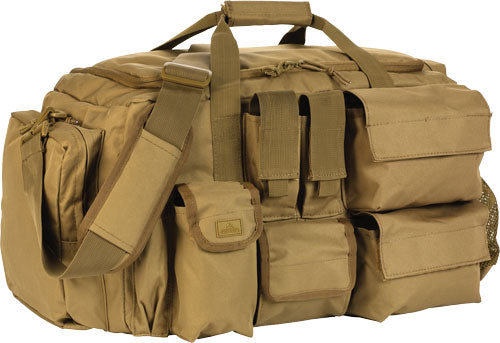 7 EXTERNAL UTILITY POUCHES TANRED ROCK OPERATIONS DUFFLE BAG - American Ordnance