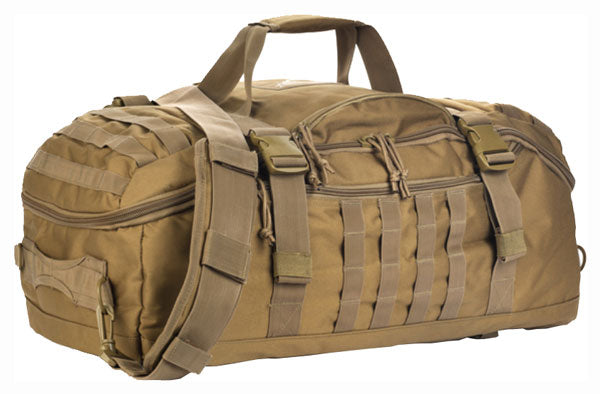 BACKPACK OR LUGGAGE COYOTERED ROCK TRAVELER DUFFLE BAG - American Ordnance