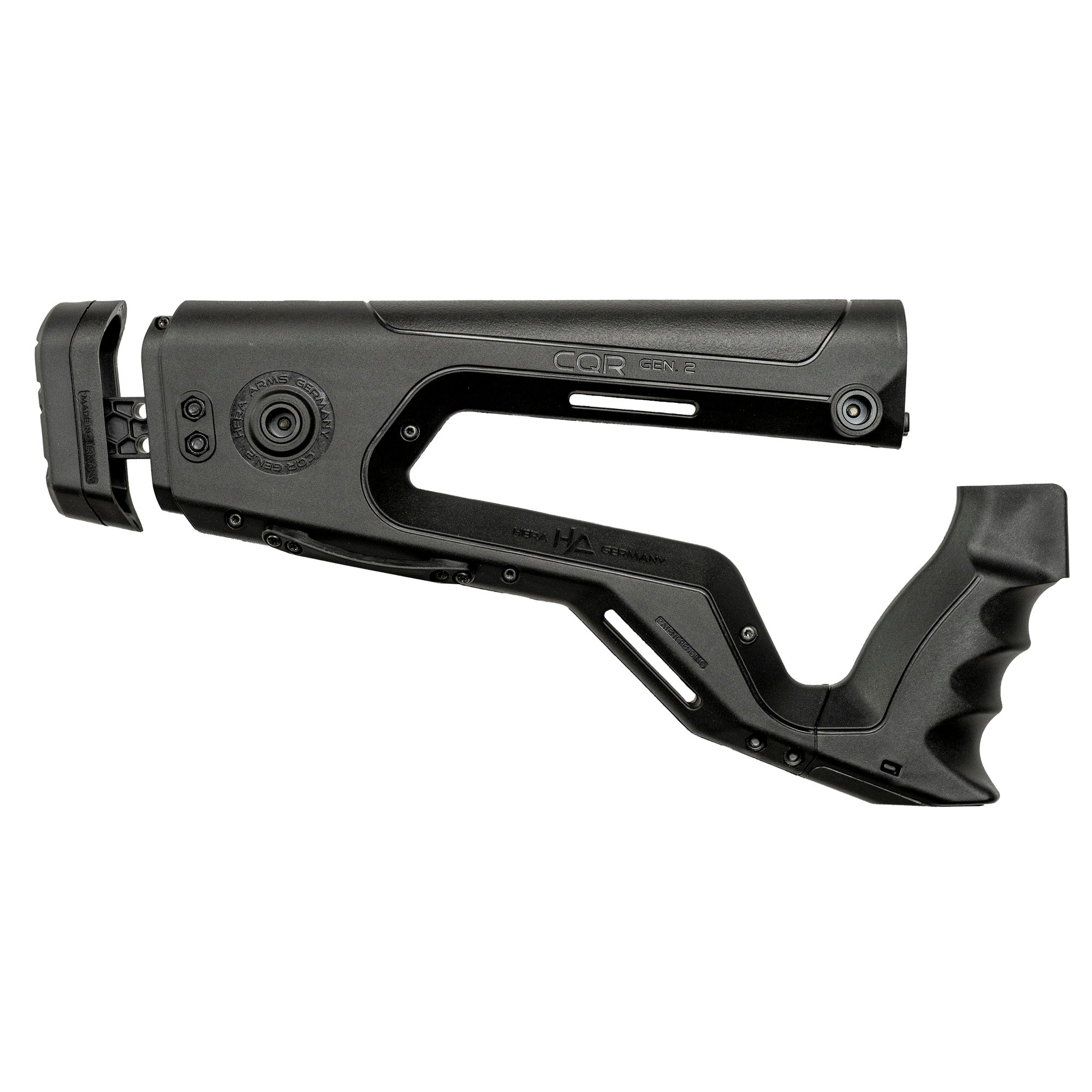 HERA CQR BUTTSTOCK GEN 2 BLACK - American Ordnance