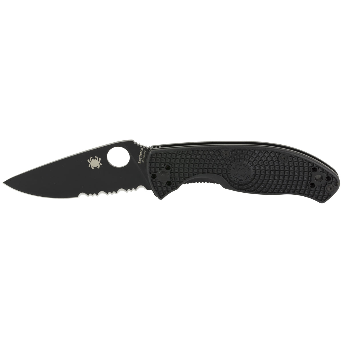 SPYDERCO TENACIOUS LTWGHT 3.39&quot; BLK - American Ordnance