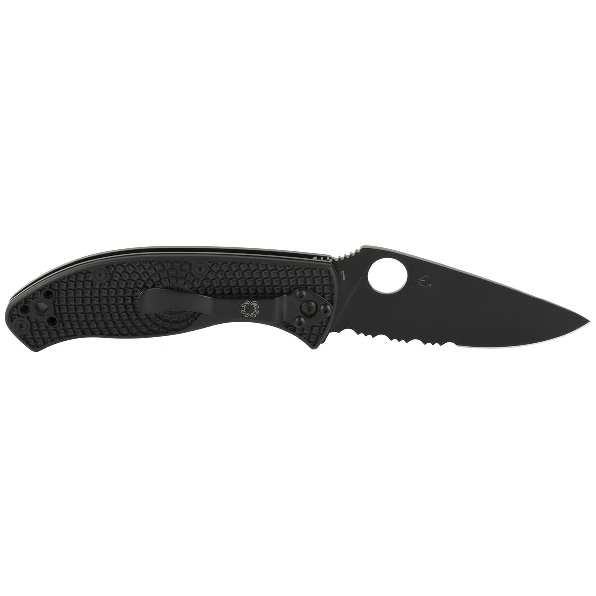 SPYDERCO TENACIOUS LTWGHT 3.39&quot; BLK - American Ordnance