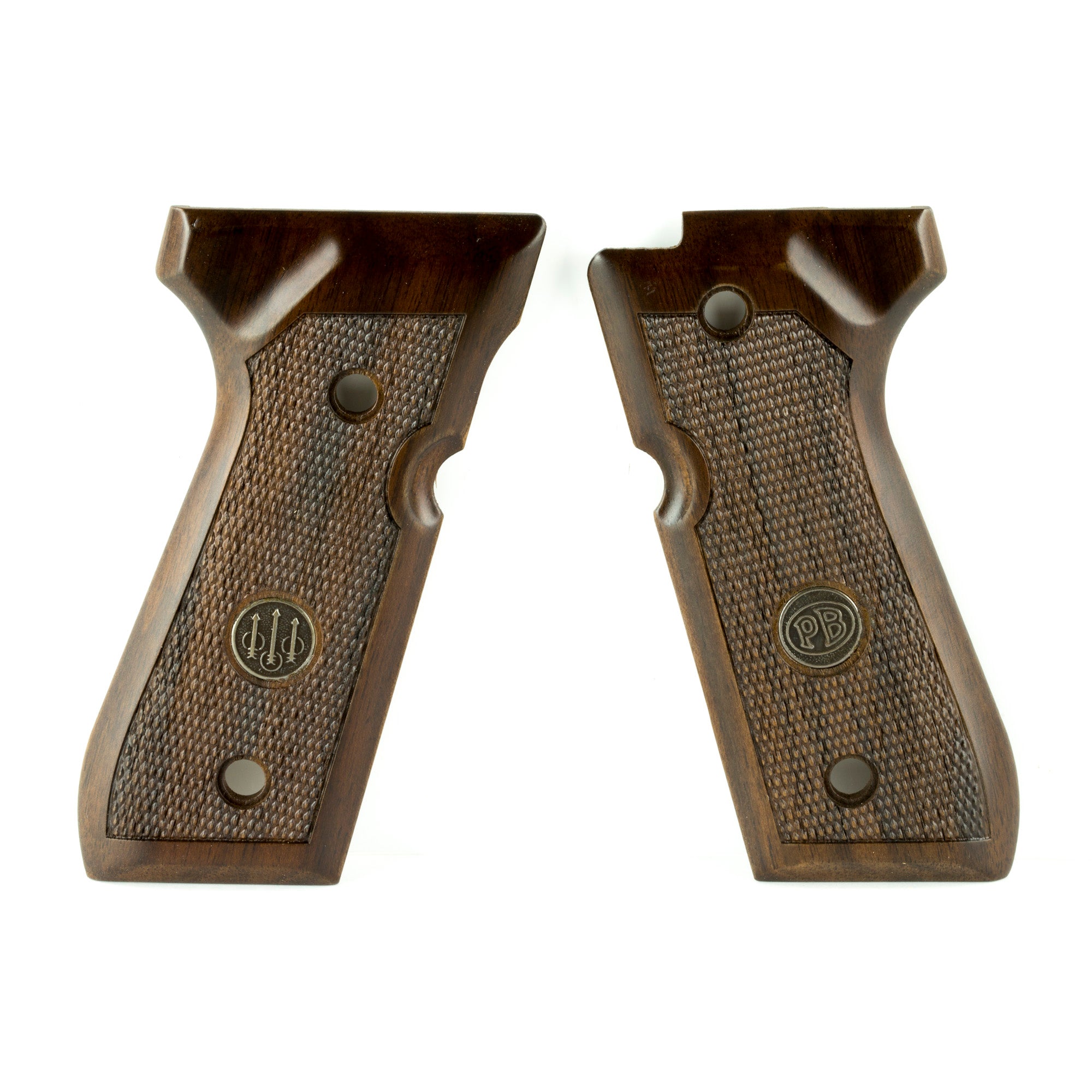 BERETTA GRIPS 92 96FS WOOD CHKRD - American Ordnance