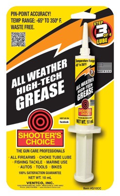 GREASE 10CC SYRINGE APPLICATORSHOOTERS CHOICE HIGH TECH - American Ordnance