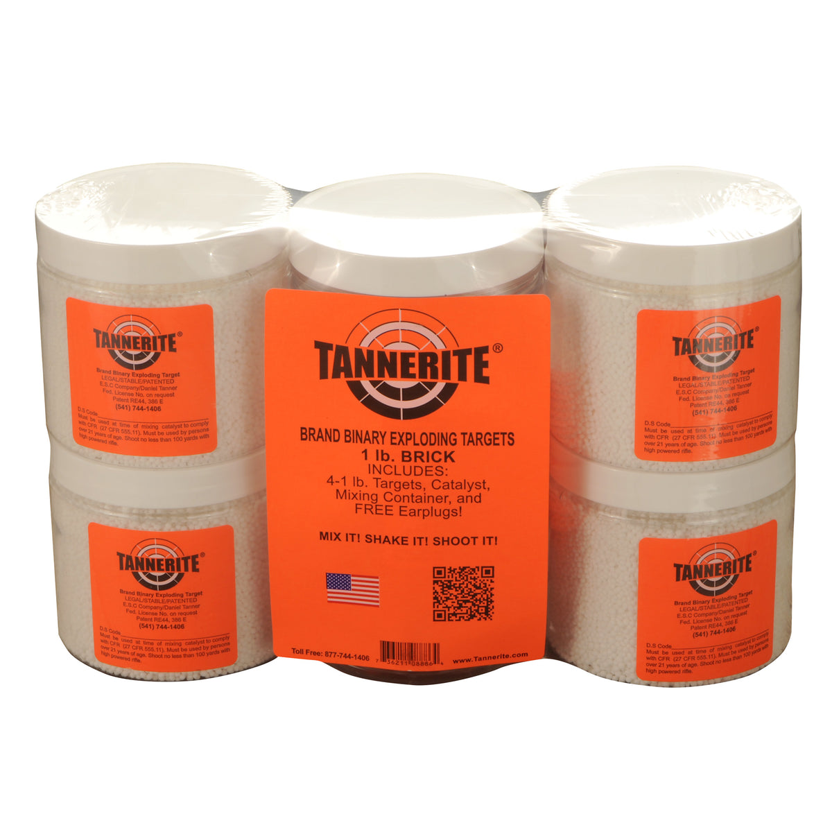 TANNERITE BRICK 1LB TRGT 4/PK