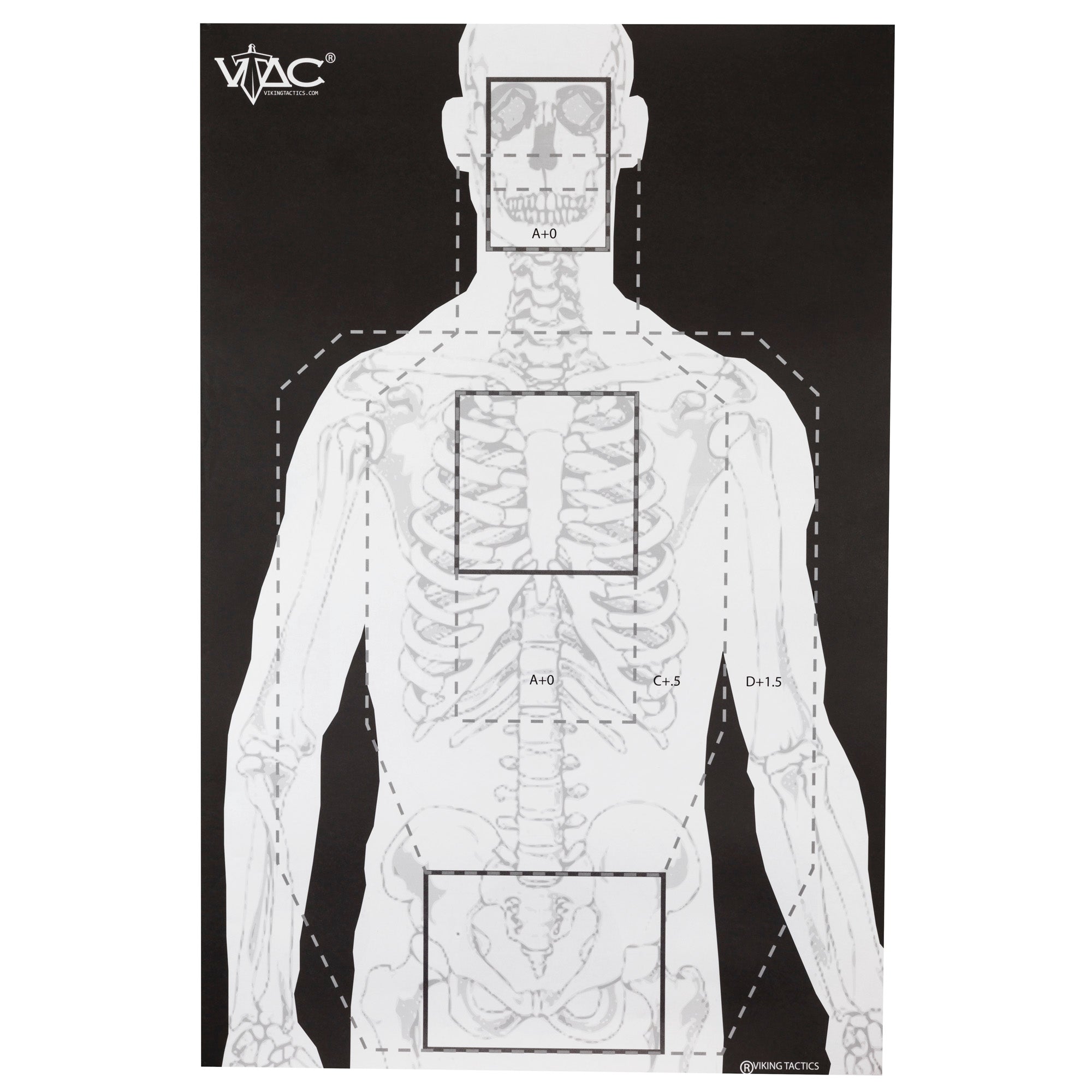 ACTION TGT 2 SIDED BY V-TAC 100PK - American Ordnance