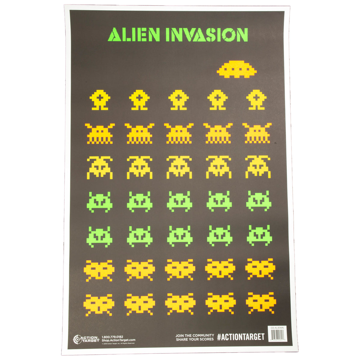 ACTION TGT ALIEN INVASION 100PK - American Ordnance