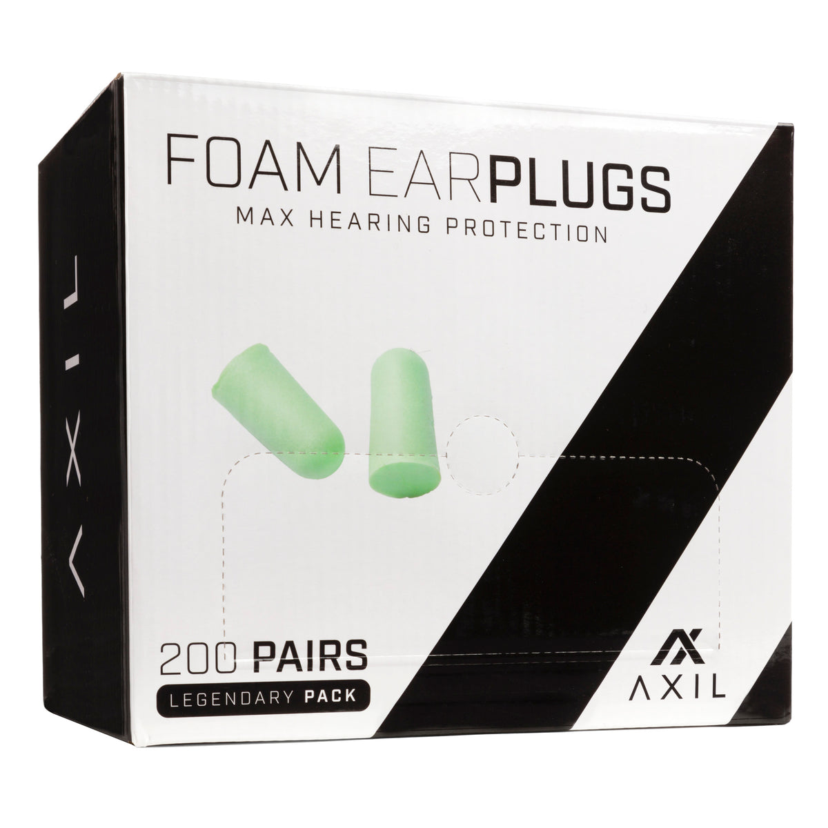 AXIL FOAM EAR PLUGS 200 PAIR BOX - American Ordnance