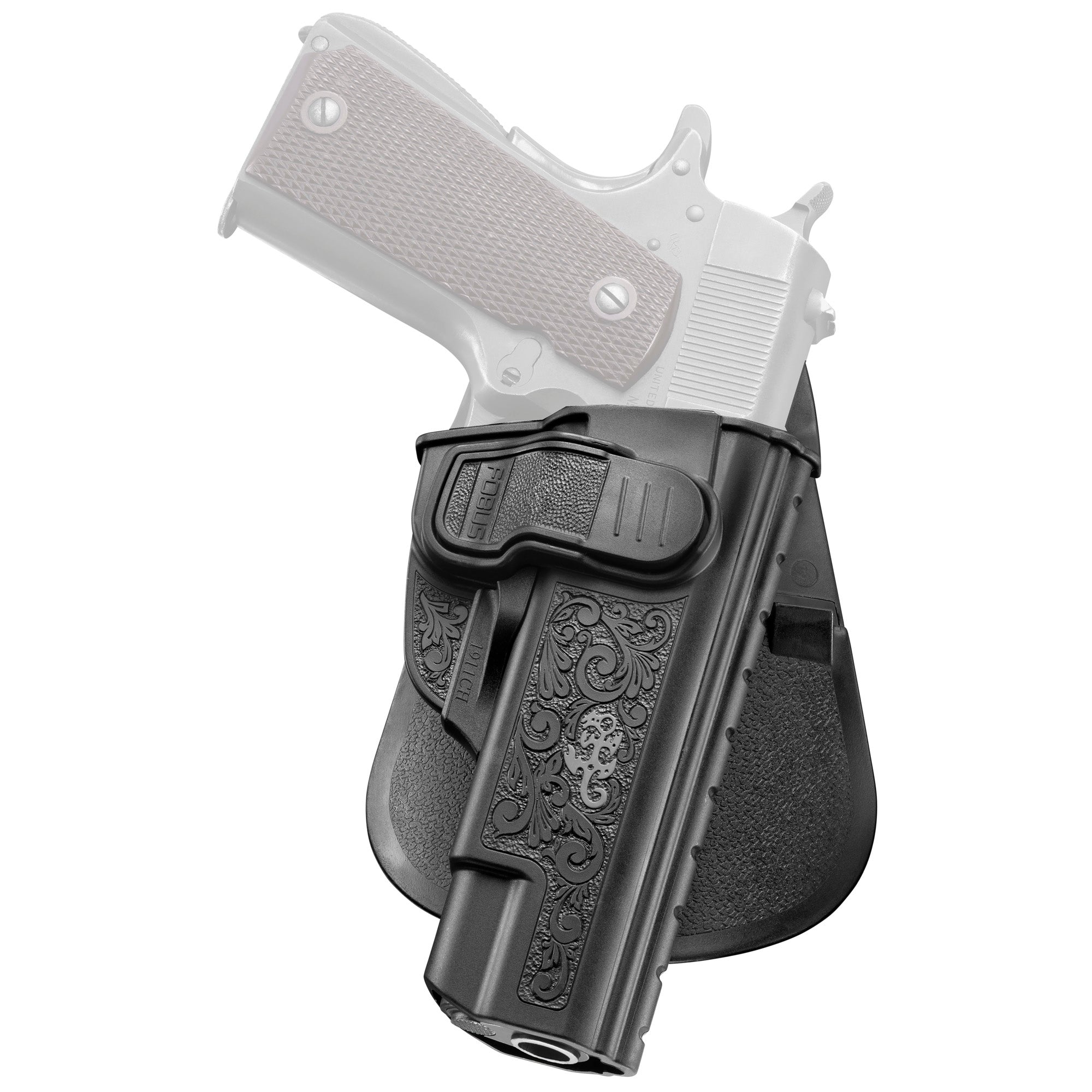 FOBUS CH PDL HLSTR 1911 W/O RAIL RH - American Ordnance