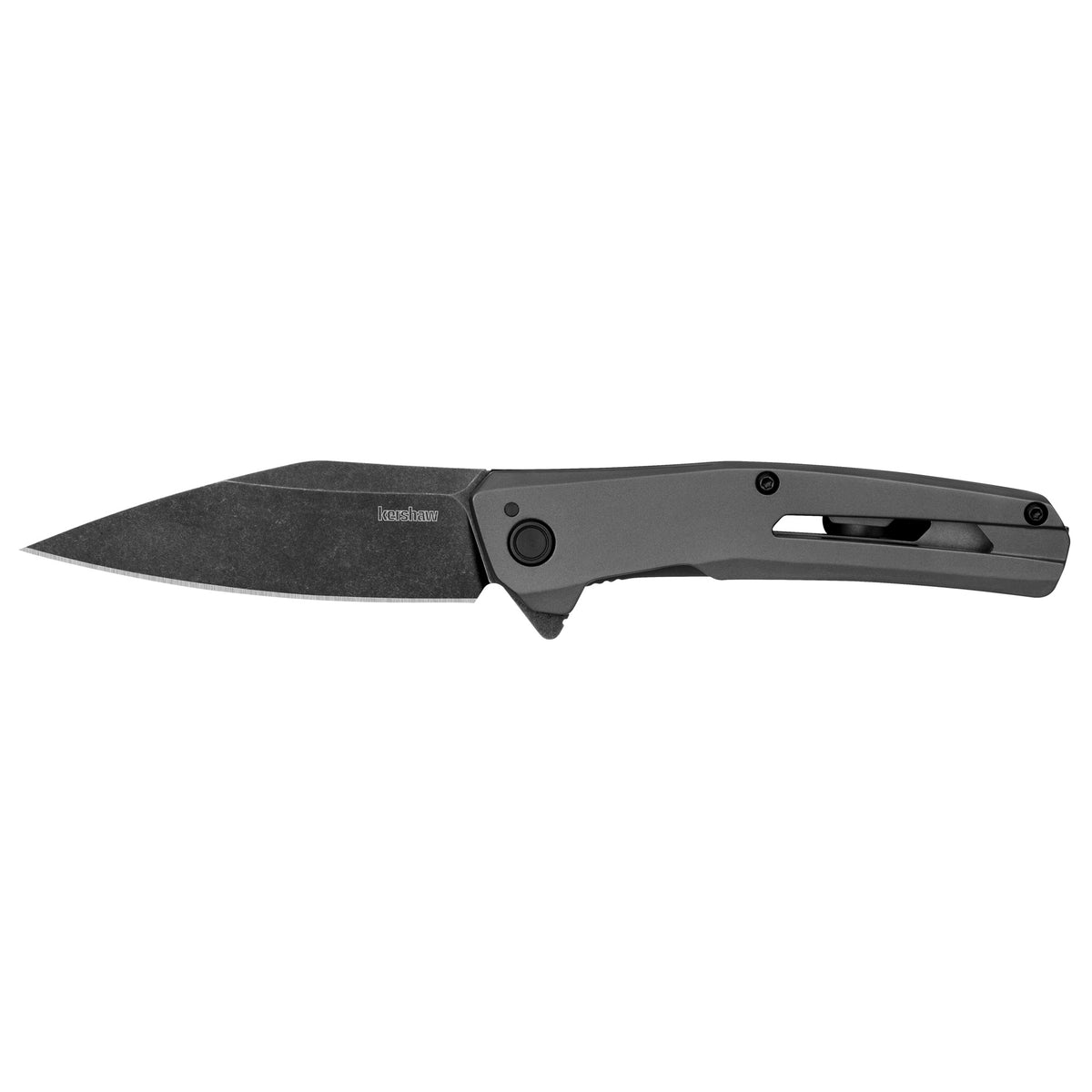 KERSHAW FLYBY 3&quot; GRAY/BLACKWASH - American Ordnance