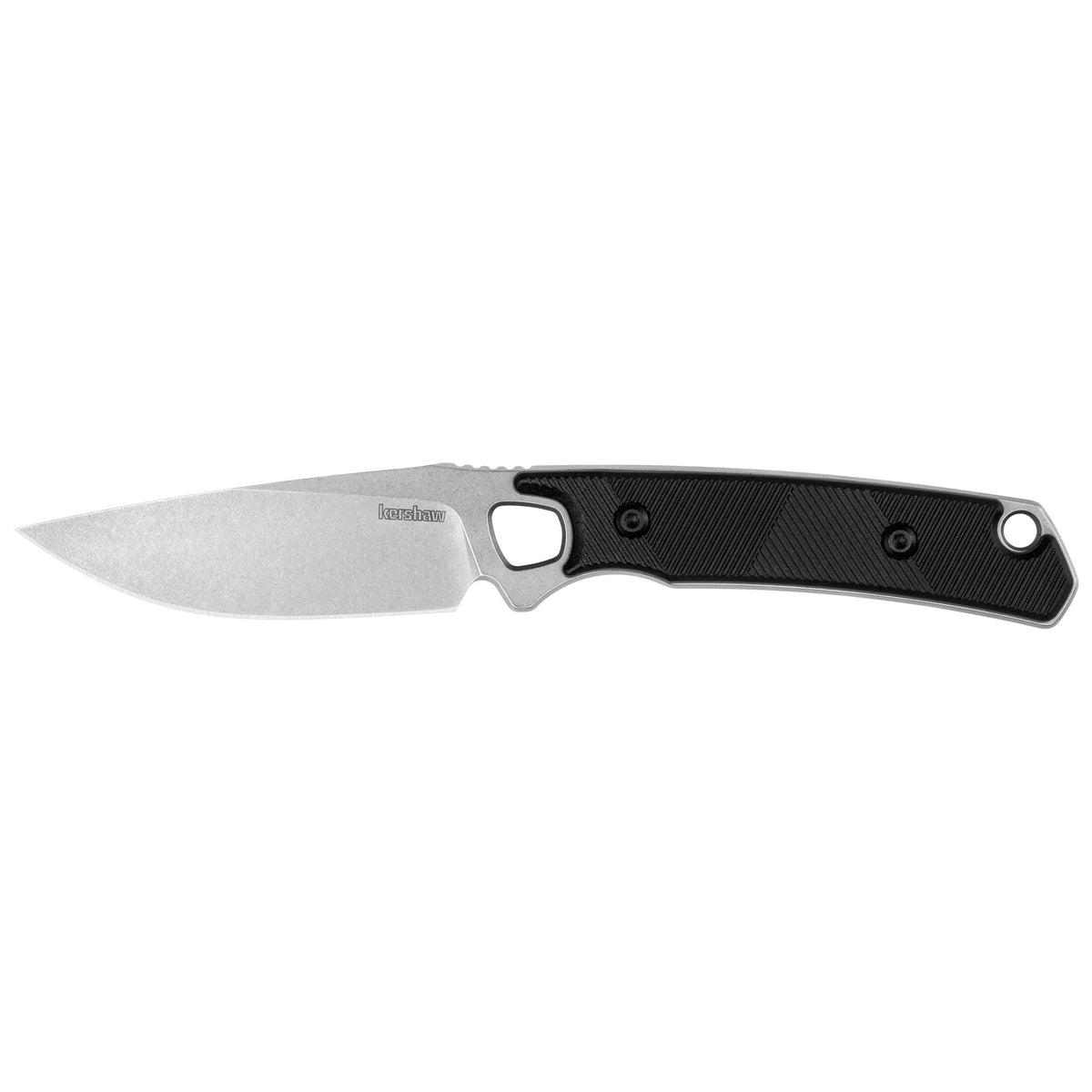 KERSHAW STEPPE 3.55&quot; PLN D2 BLK/SLV - American Ordnance