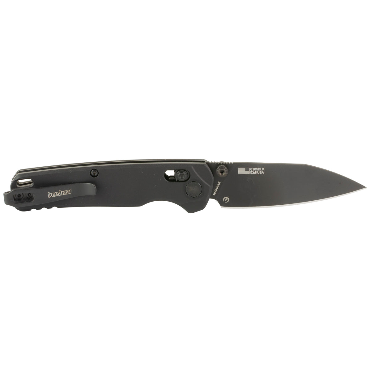 KERSHAW BEL AIR ALUM 3.1&quot; PLN BLK - American Ordnance