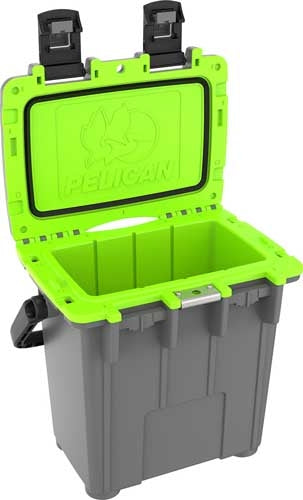 ELITE DKGRAY/GREEN LEG CUT OUTPELICAN COOLERS IM 20 QUART - American Ordnance