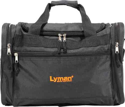 BLACK NYLON W/CARRY STRAPLYMAN HANDGUN RANGE BAG - American Ordnance