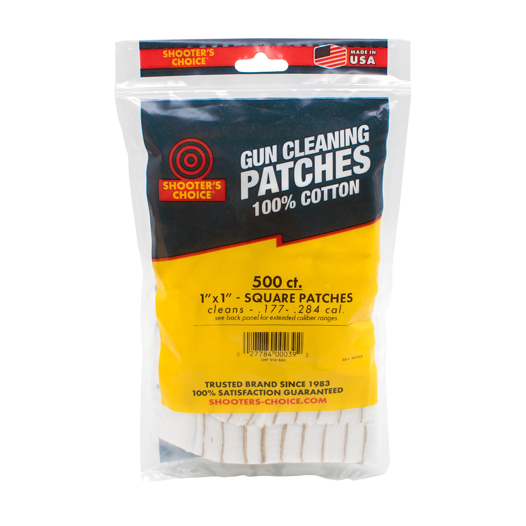 OTIS 1" SQ CLEANING PATCHES 500CT - American Ordnance