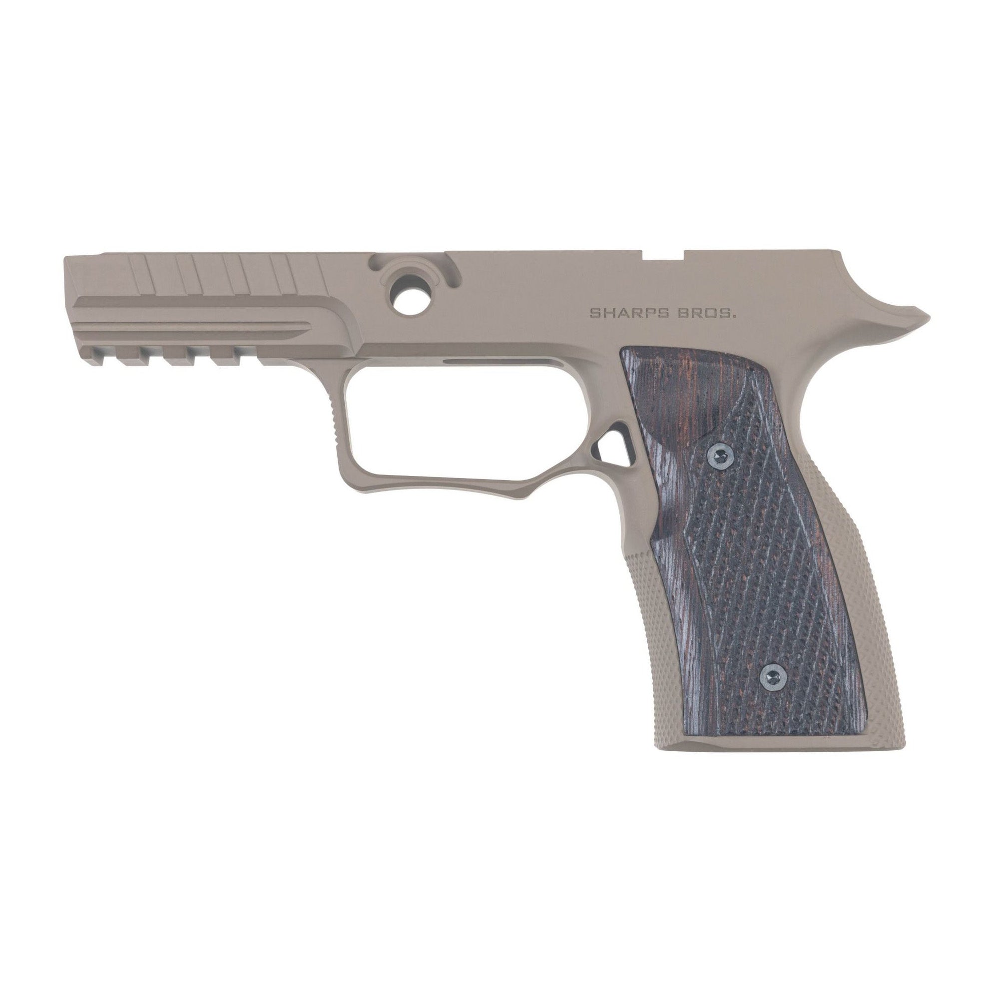 SHARPS GRIP FOR P320 FDE/WENGE - American Ordnance