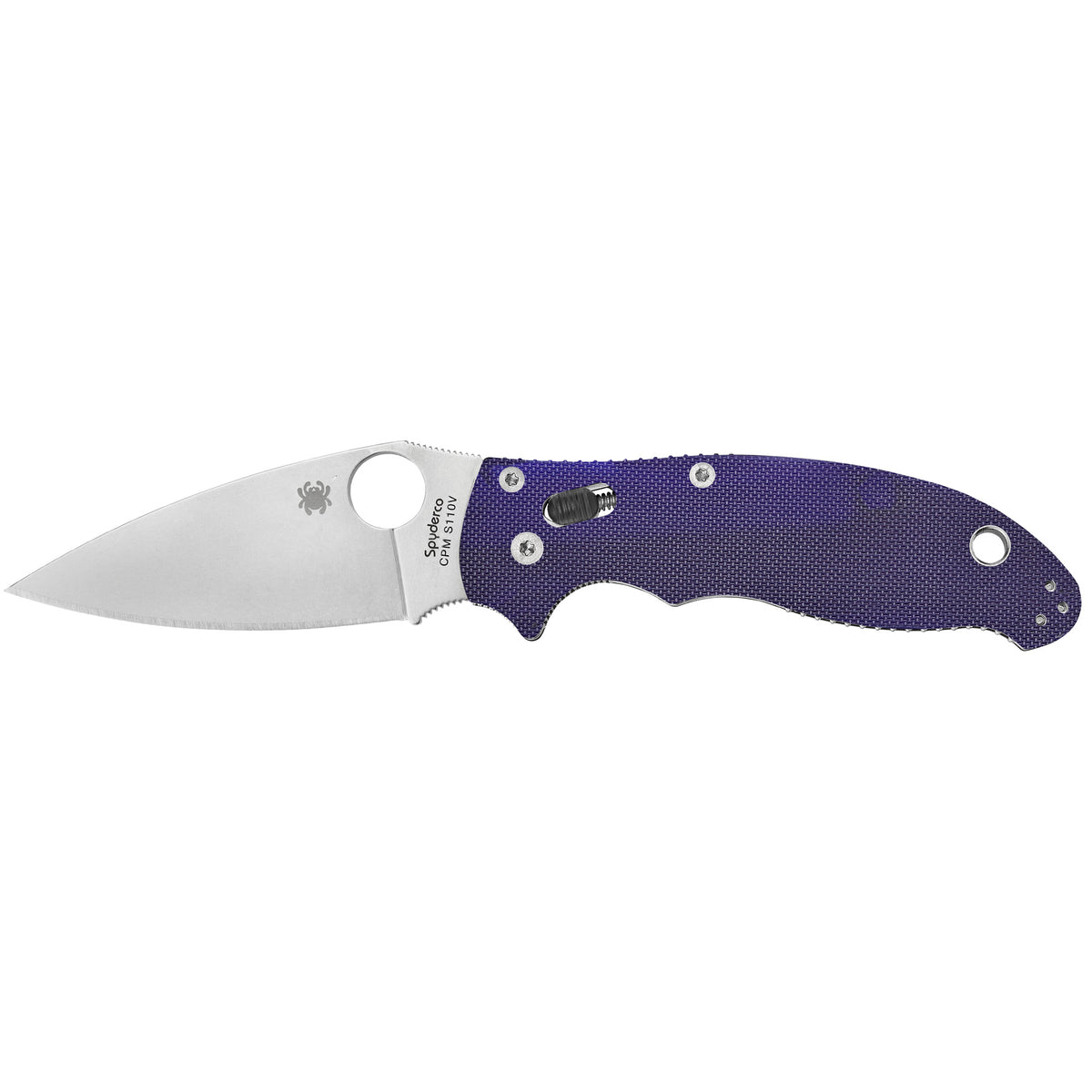 SPYDERCO MANIX 2 G-10 DARK BL 3.375&quot; - American Ordnance