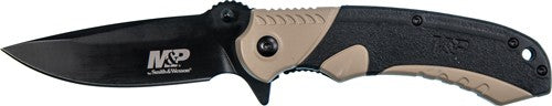 2.75" FOLDING BLADE BLACK/FDES&W KNIFE M&P M2.0 ULTRA GLIDE - American Ordnance