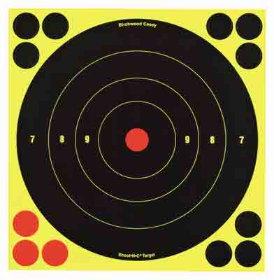 BULL'S-EYE 6 TARGETSB/C TARGET SHOOT-N-C 8" - American Ordnance