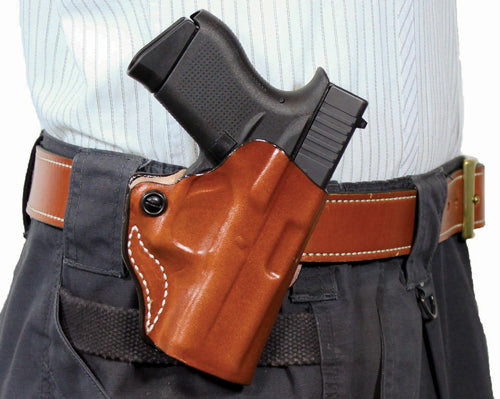 RH OWB LEATHER KIMBER MICRO TNDESANTIS MINI SCABBARD HOLSTER - American Ordnance
