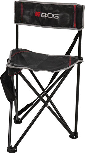 BLACK/GREY W/CARRY STRAPBOG GROUND BLIND TRIPOD CHAIR - American Ordnance