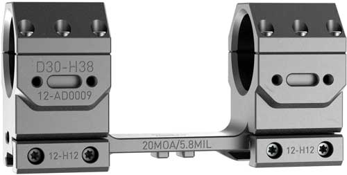 30MM 20MOA HIGH BLACKAUDERE SCOPE MOUNT ADVERSUS - American Ordnance