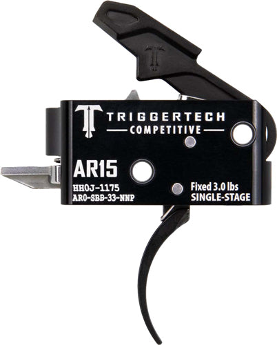 BLACK COMPETITIVE PRO CURVEDTRIGGERTECH AR-15 SINGLE STAGE - American Ordnance