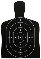 BC27 SILHOUETTE 10 TARGETSB/C TARGET EZE-SCORER 12"X18" - American Ordnance