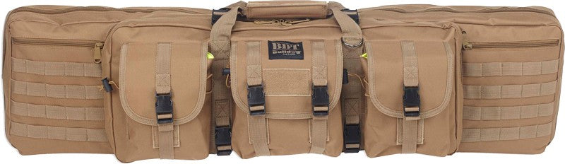 3 LARGE ACCESSORY POCKETS TANBULLDOG 43&quot; SINGLE TACTICAL CS - American Ordnance