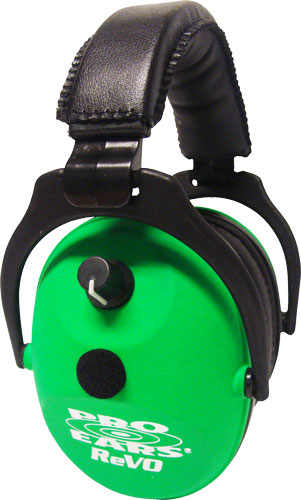 ELECTRONIC NEON GREENPRO EARS REVO EAR MUFF - American Ordnance