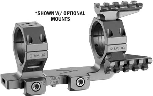 CANTILEVER 34MM 0MOAAUDERE SCOPE MOUNT LEVITAS - American Ordnance