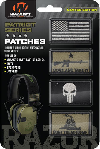 PATRIOT MUFF COME TAKT IT 4PCWALKERS PATRIOT PATCH KIT FOR - American Ordnance