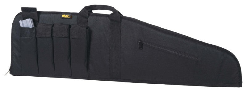 4 MAG POUCHES 600 DENIER BLACKUS PEACEKEEPER 40&quot; MSR CASE BL - American Ordnance