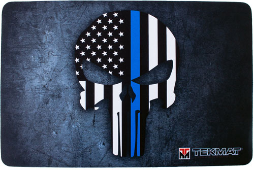 11"X17" PUNISHER BLUE LINETEKMAT ARMORERS BENCH MAT - American Ordnance