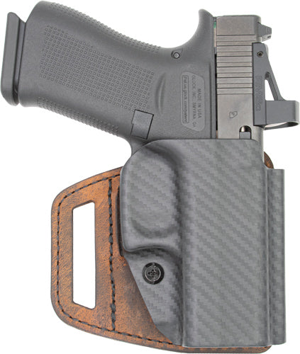 HYBRID FOR GLOCK 43 POLY/BROWNVERSACARRY VSLIDE HOLSTER OWB - American Ordnance