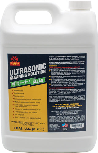 CLEANING SOLUTION 1-GALLONSHOOTERS CHOICE ULTRASONIC - American Ordnance