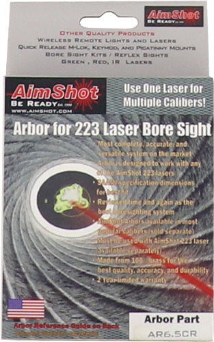 ARBOR FOR USE W/.223 BORESIGHTAIMSHOT 6.5 CREEDMOOR RIFLE - American Ordnance