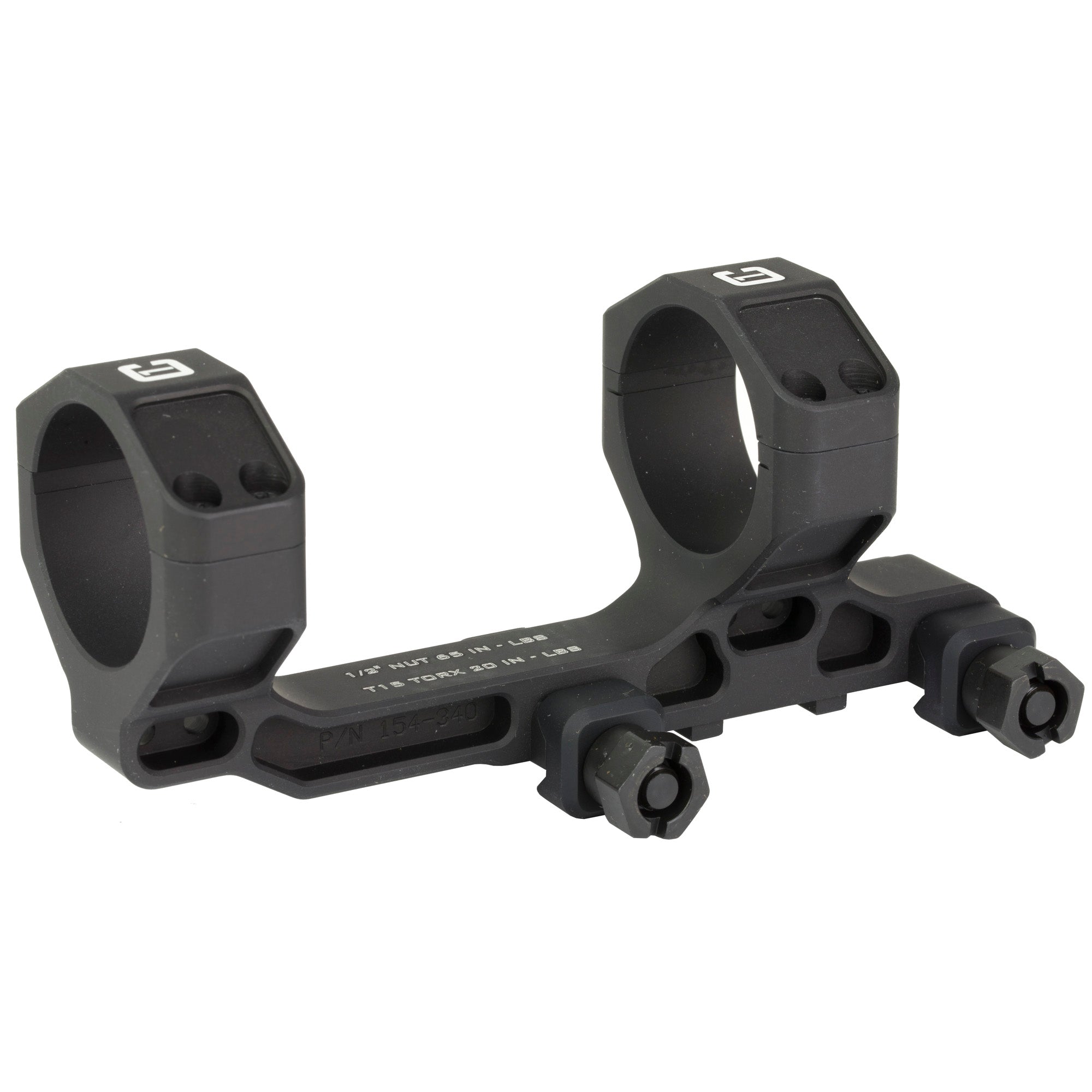 BADGER COM MOUNT 34MM 1.54" BLK - American Ordnance