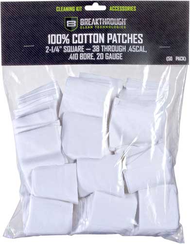 2 1/4" SQUARE .38-.45 50 PACKBREAKTHROUGH CLEANING PATCHES - American Ordnance