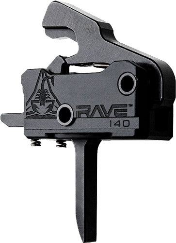 3.5LB AR-15 W/ANTI WALK PINSRISE TRIGGER RAVE 140 FLAT SST - American Ordnance