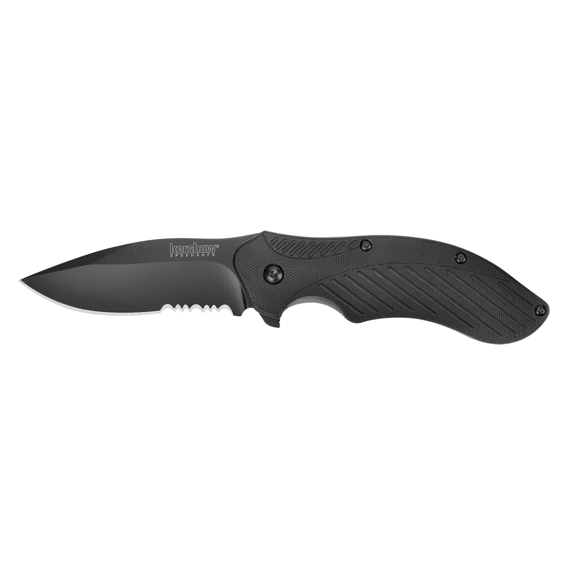 KERSHAW CLASH 3.1" BLK SERRATED - American Ordnance