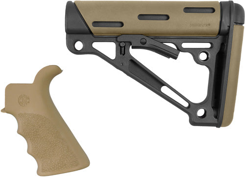 COLLAPSIBLE STK COMMERCIAL FDEHOGUE AR-15 GRIP &amp; OVERMOLDED - American Ordnance