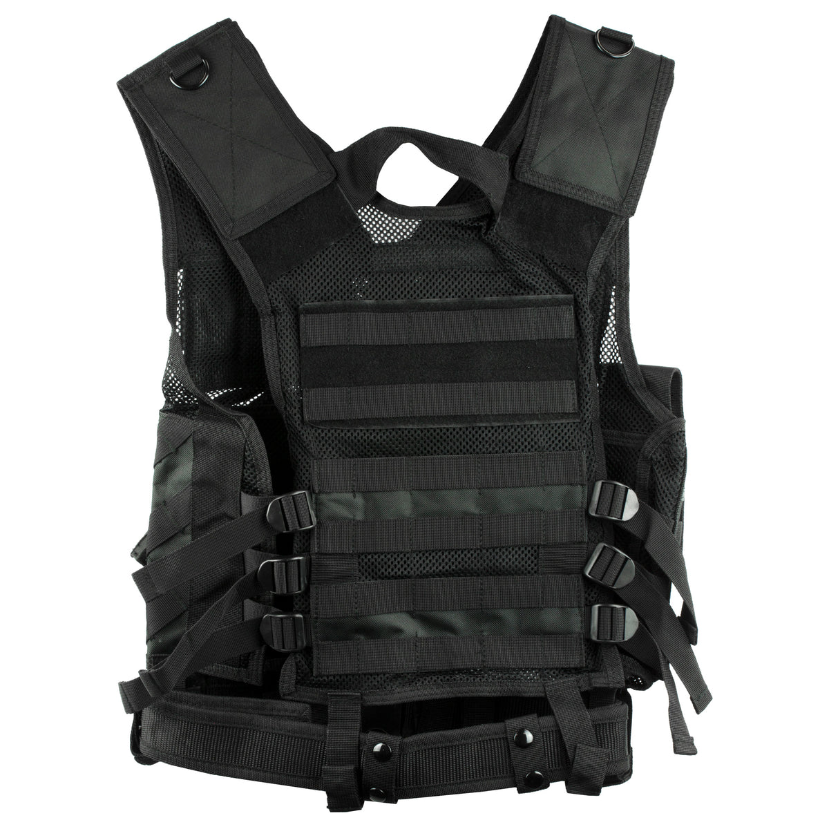 NCSTAR TACTICAL VEST MED-2XL BLK - American Ordnance