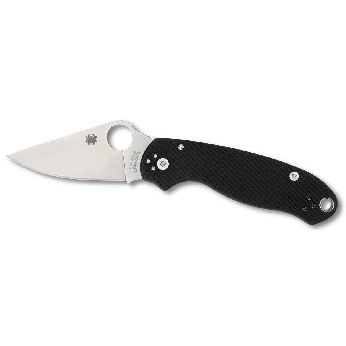 SPYDERCO PARA 3 G10 BLK PLAINEDGE - American Ordnance