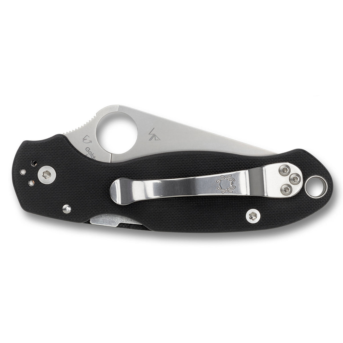 SPYDERCO PARA 3 G10 BLK PLAINEDGE - American Ordnance