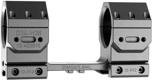 34MM HIGH 20MOA BLACKAUDERE SCOPE MOUNT ADVERSUS - American Ordnance