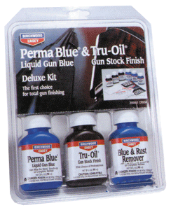 COMPLETE FINISHING KITB/C DELUXE PERMA BLUE/TRU-OIL - American Ordnance