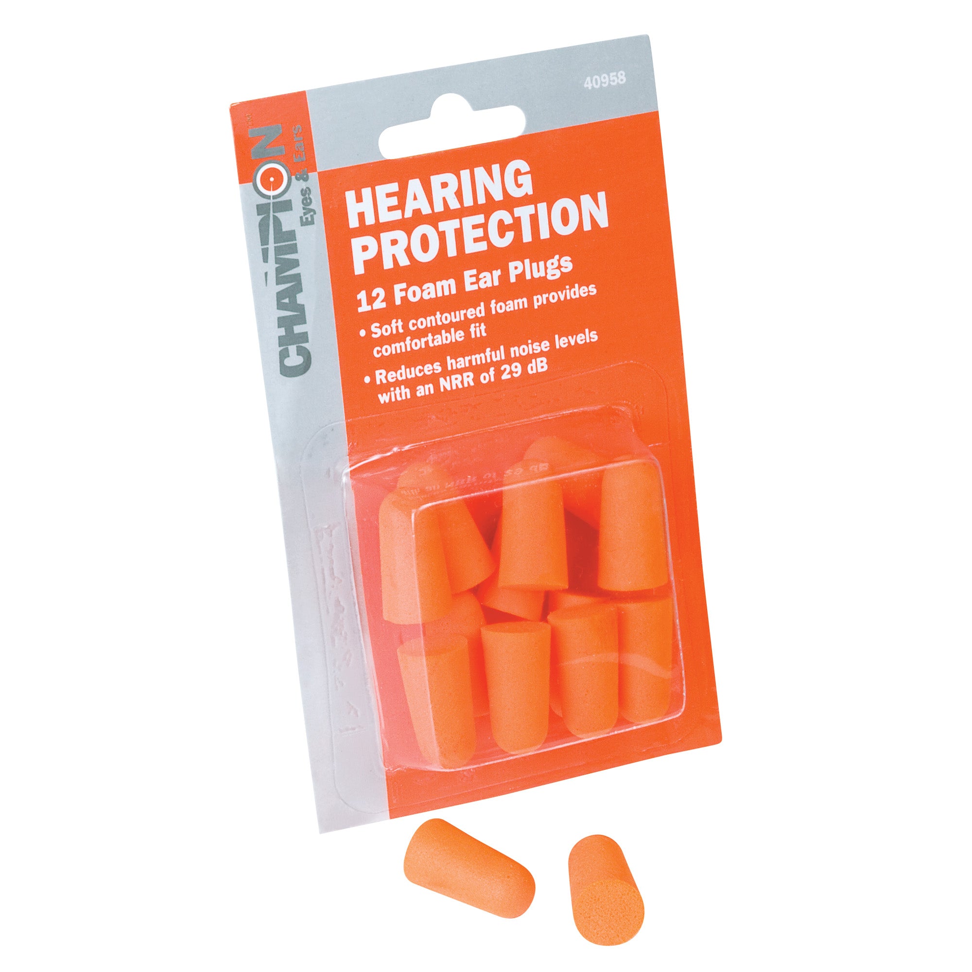 CHAMPION SHOOTING EAR PLUGS 6PR - American Ordnance